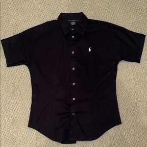 Ralph Lauren Golf Black Short Sleeve Polo
